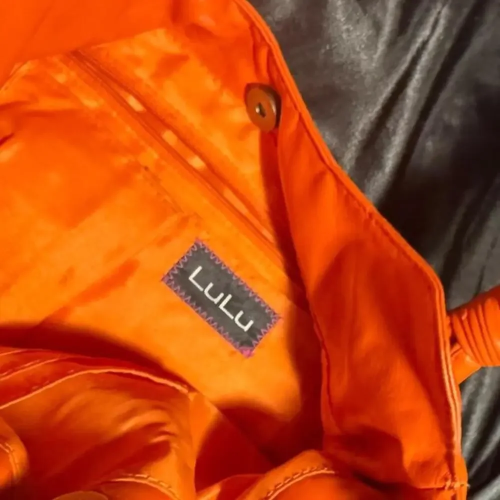 Lulu orange faux